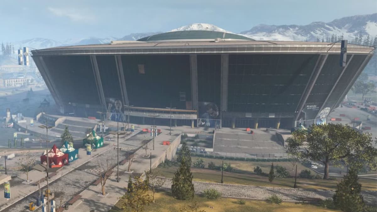Stadium POI in Warzone Verdansk